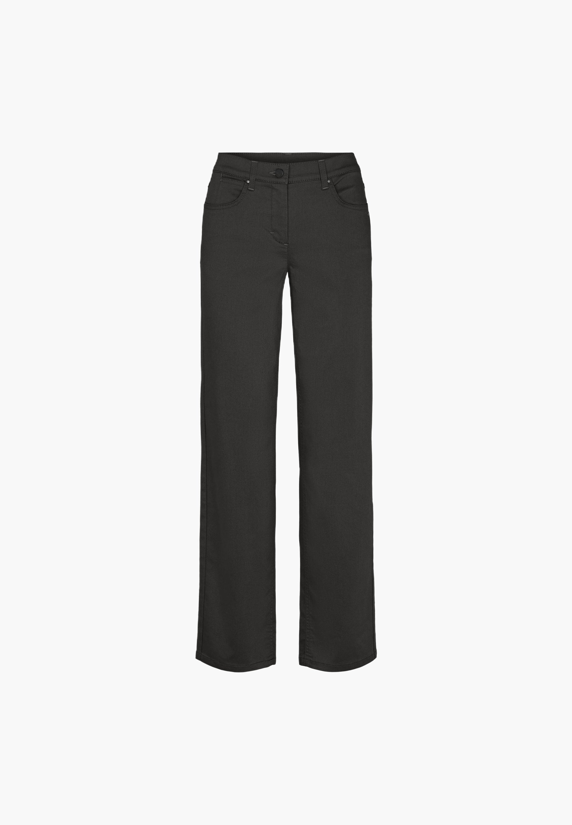 LAURIE  Amelia Straight - Medium Length Trousers STRAIGHT 99000 Black