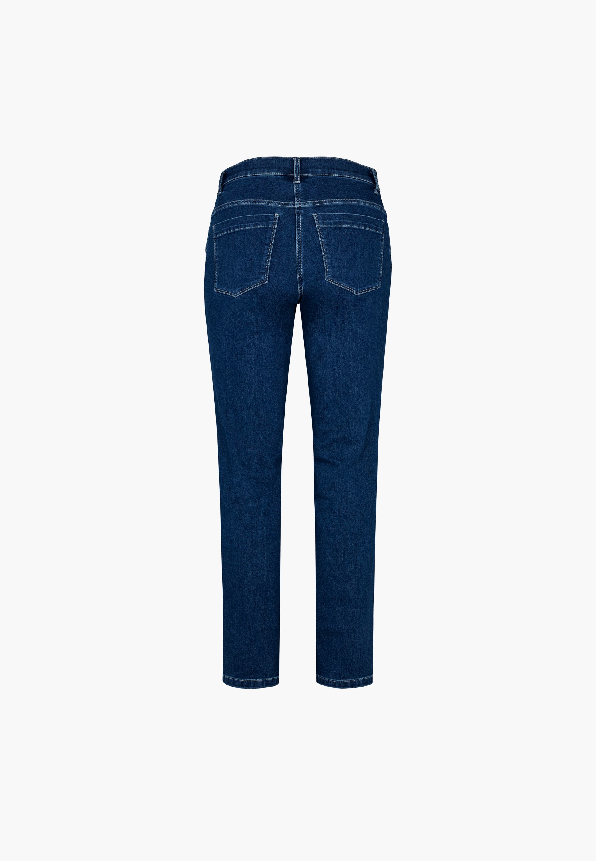 LAURIE  Charlotte Regular - Medium Length Trousers REGULAR 49501 Dark Blue Denim