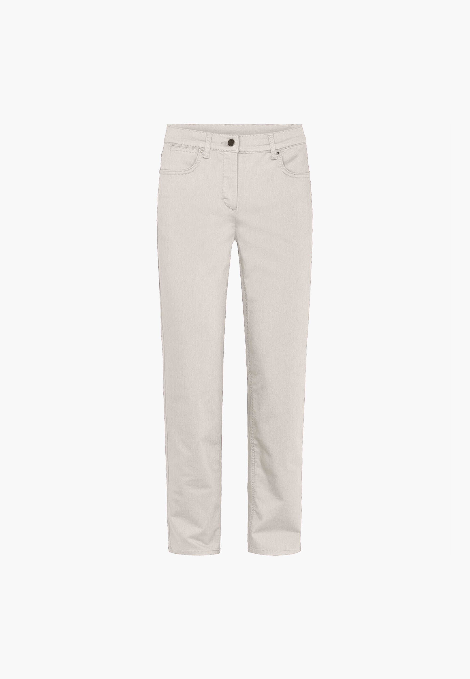 LAURIE  Charlotte Regular - Medium Length Trousers REGULAR 25000 Grey Sand