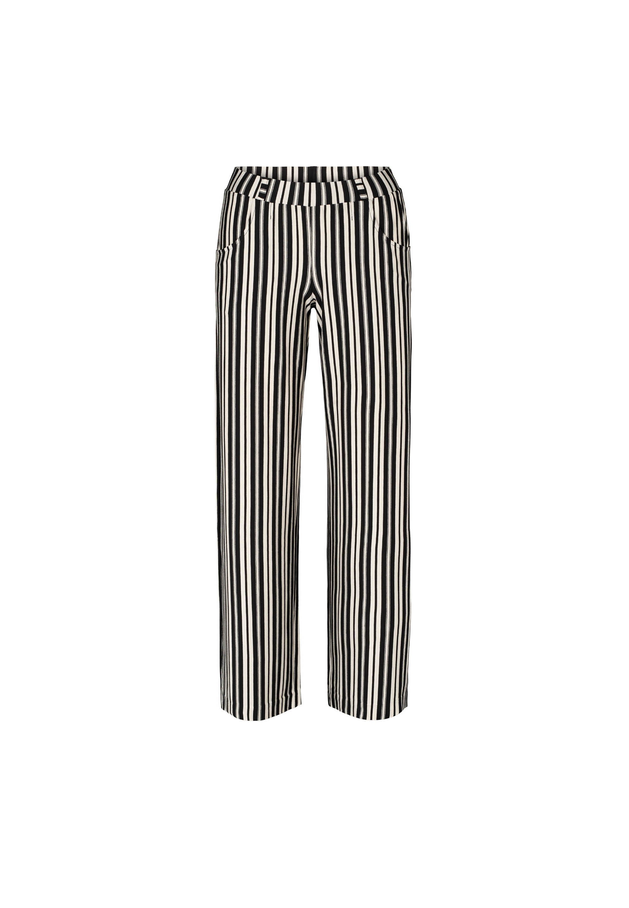 LAURIE Donna Loose ML Trousers LOOSE 99139 Elegant Stripe