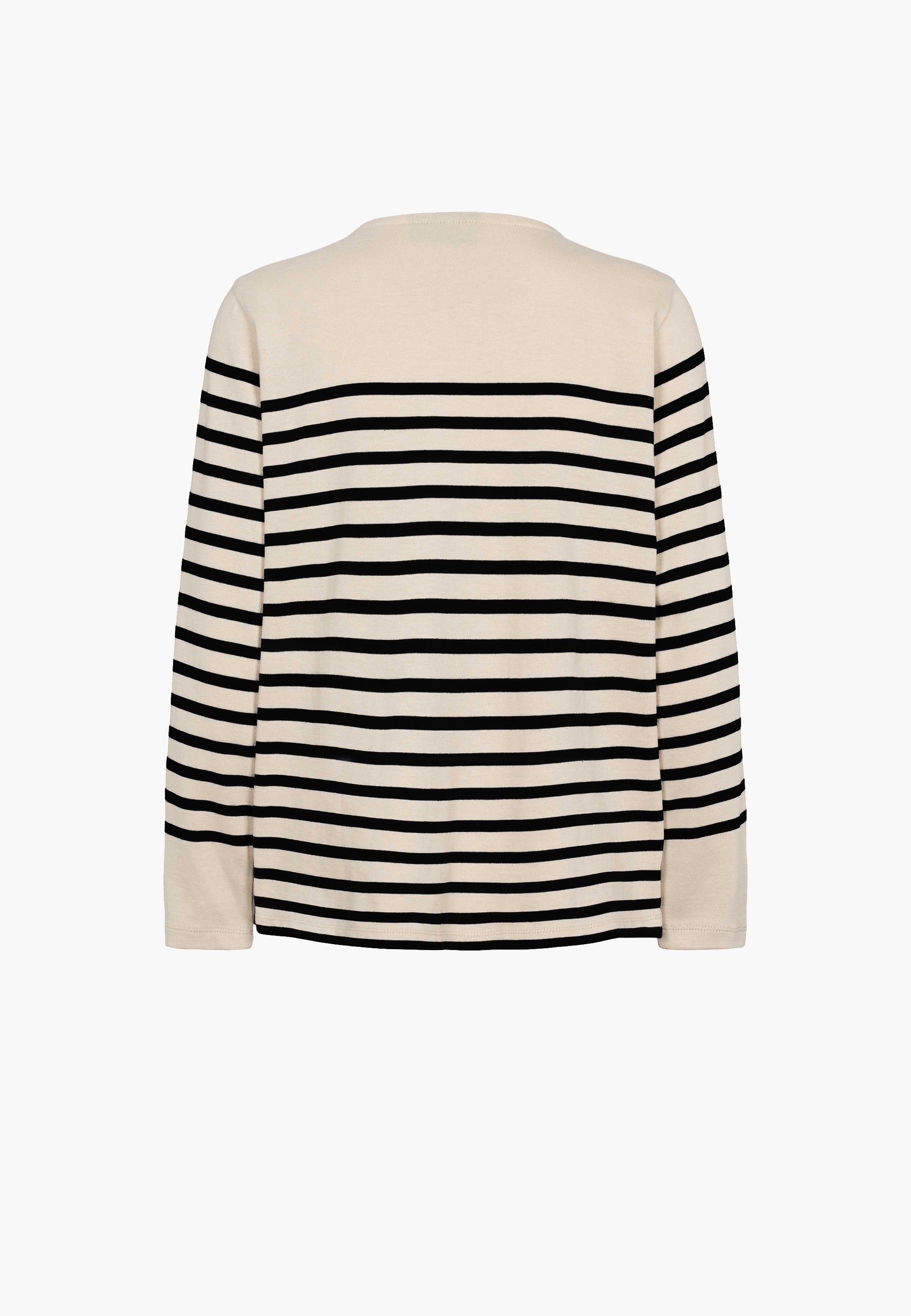 LAURIE  Gabrielle Breton Shirt LS Sweatshirts 99013 Black Birch Stripe