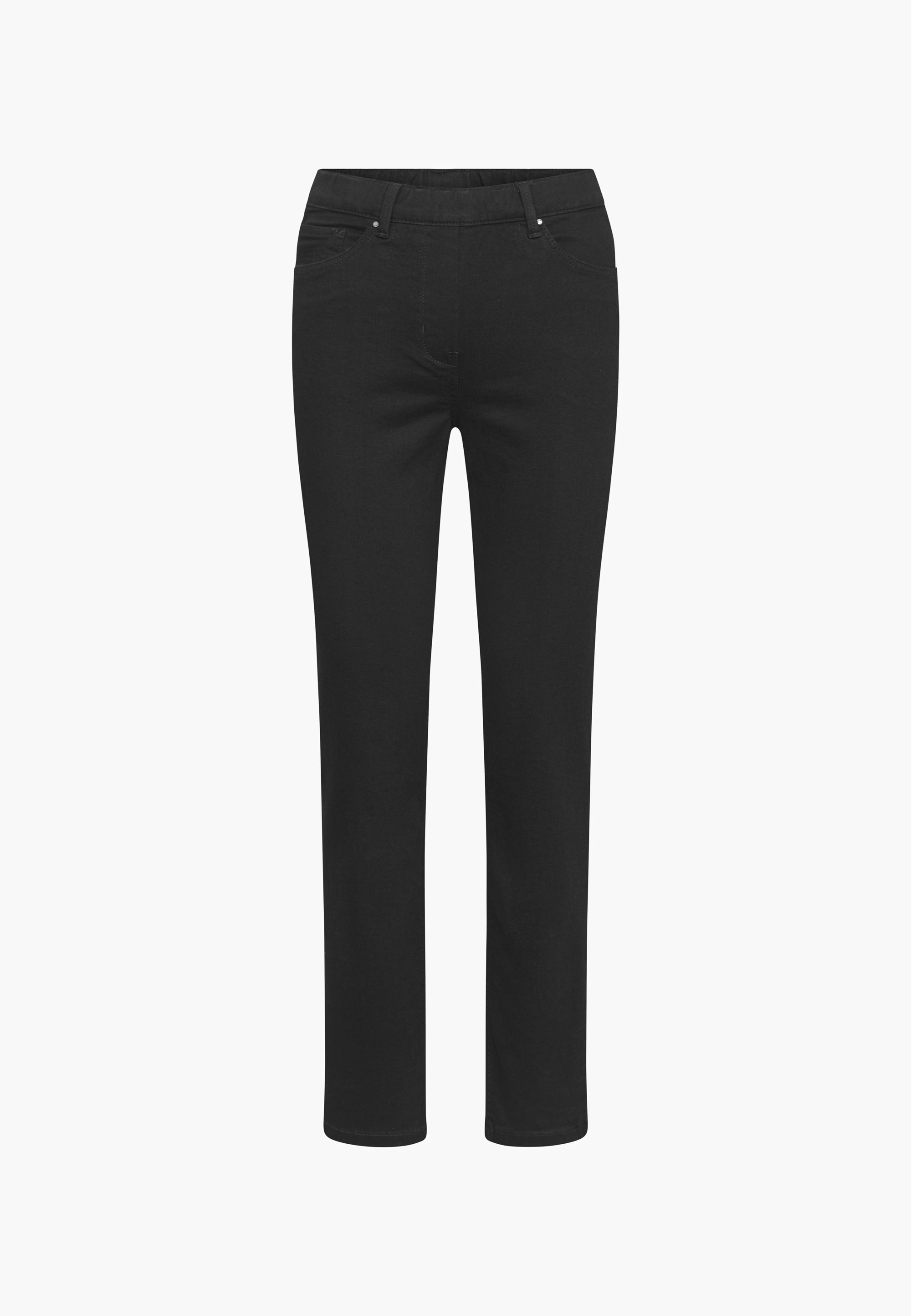 LAURIE Hannah Regular - Medium Length Trousers REGULAR 99900 Black Denim