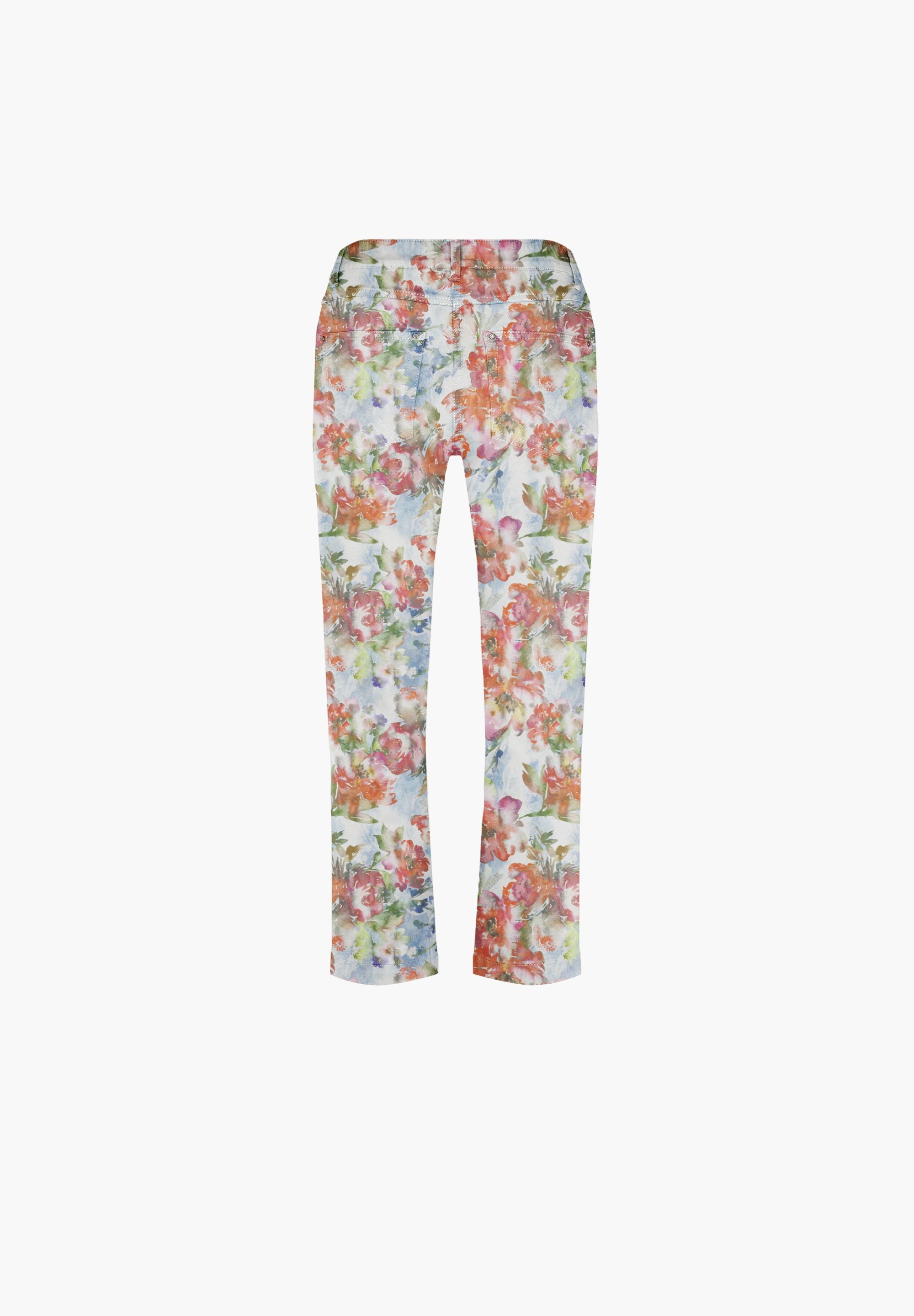 LAURIE Hannah Regular XSL Trousers REGULAR 60036 Tulip Bright Flower