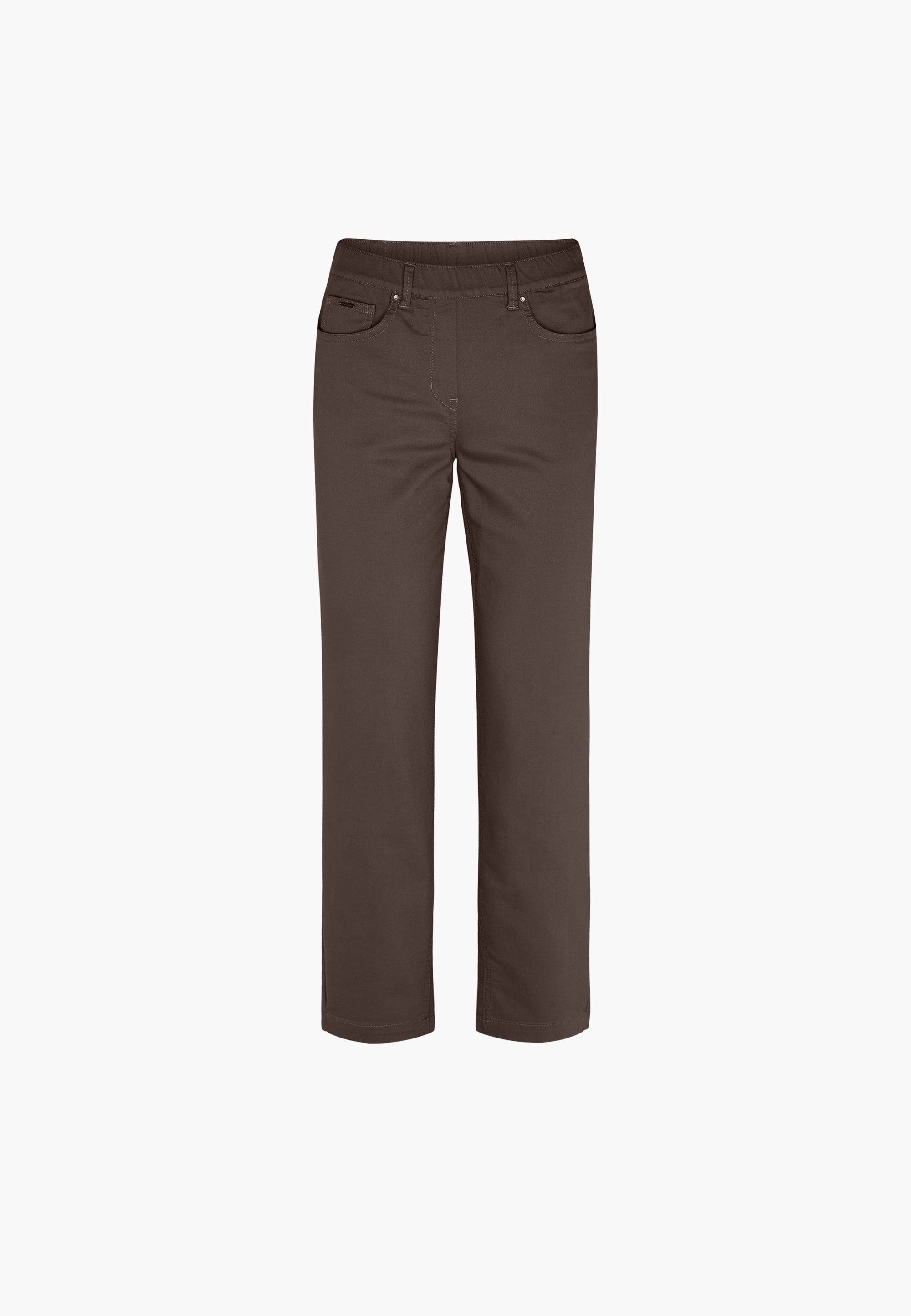 LAURIE  Helen Straight - Medium Length Trousers STRAIGHT 88000 Brown