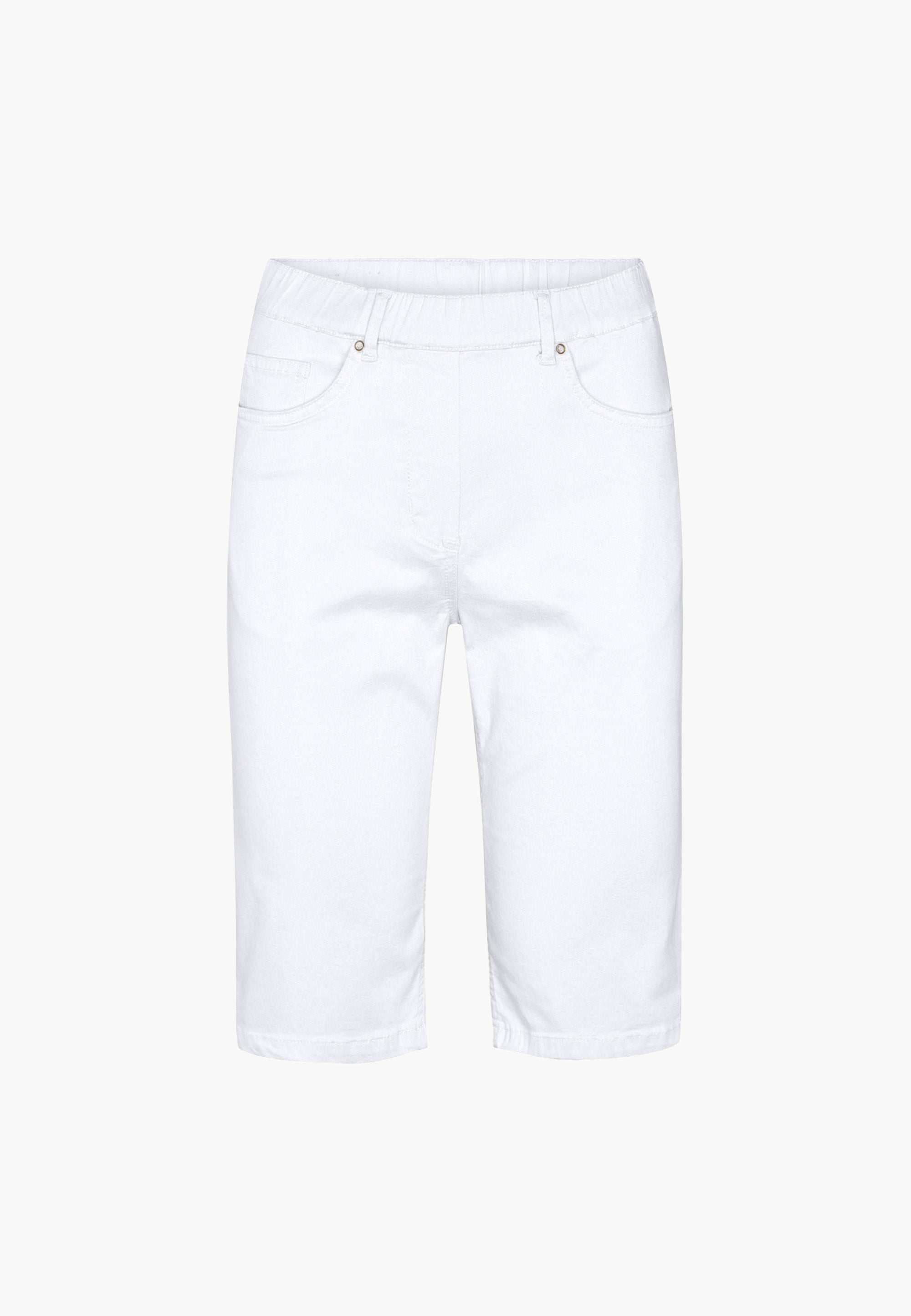 LAURIE Helen Straight Shorts Trousers STRAIGHT 10122 White