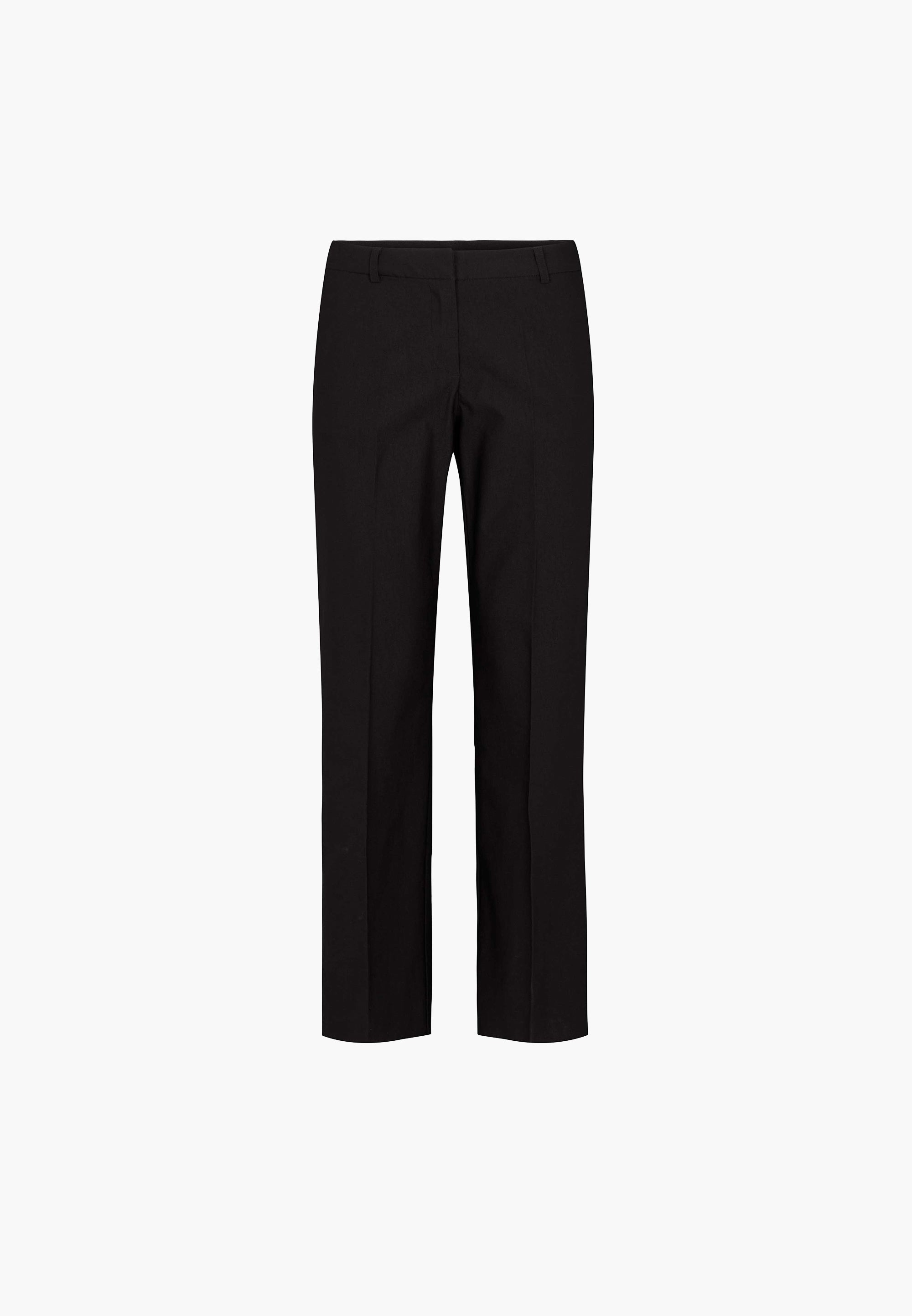 LAURIE  Judy Straight - Medium Length Trousers STRAIGHT 99971 Black Brushed