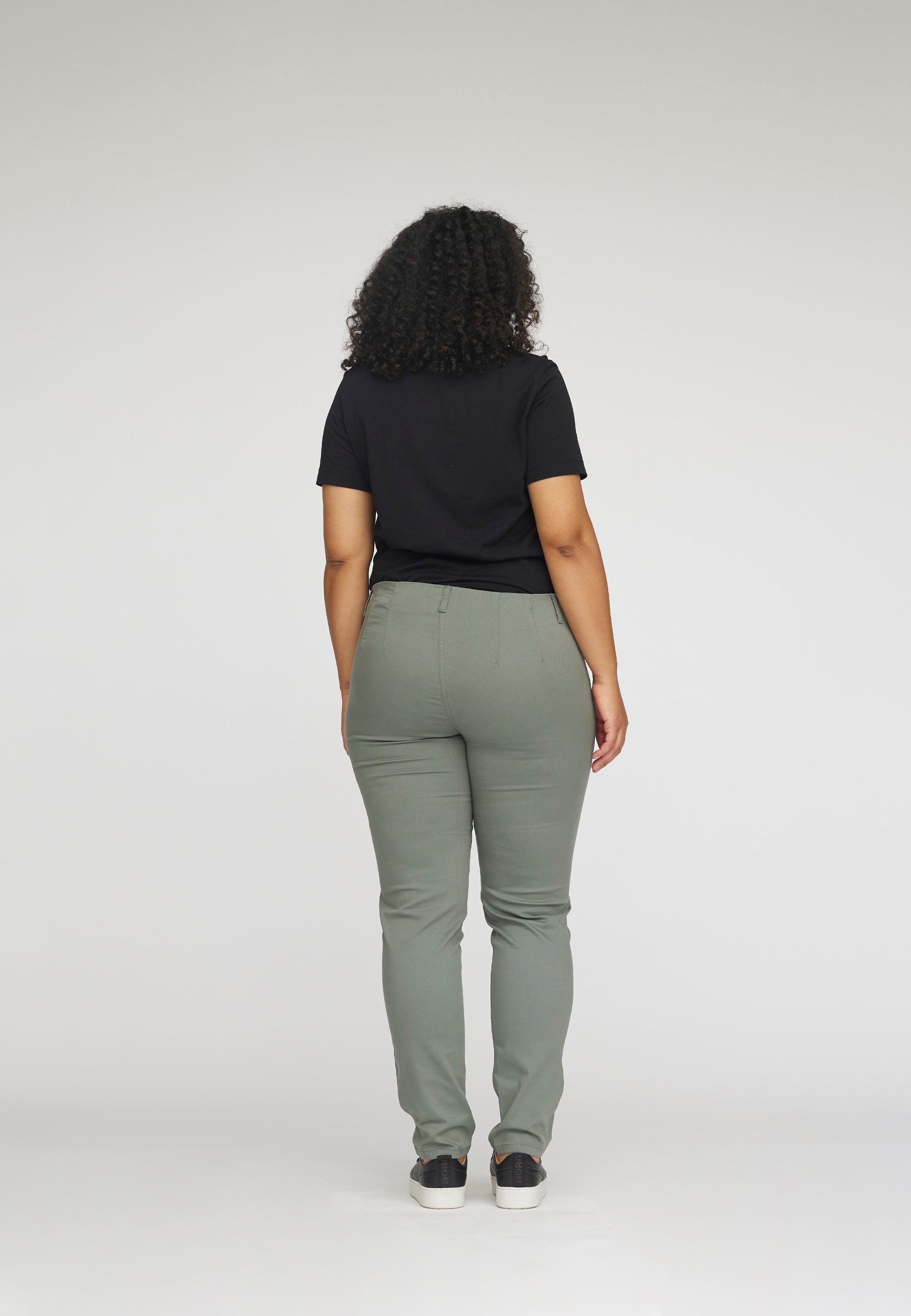 LAURIE  Kelly Regular - Medium Length Trousers REGULAR 54000 Dark Shadow