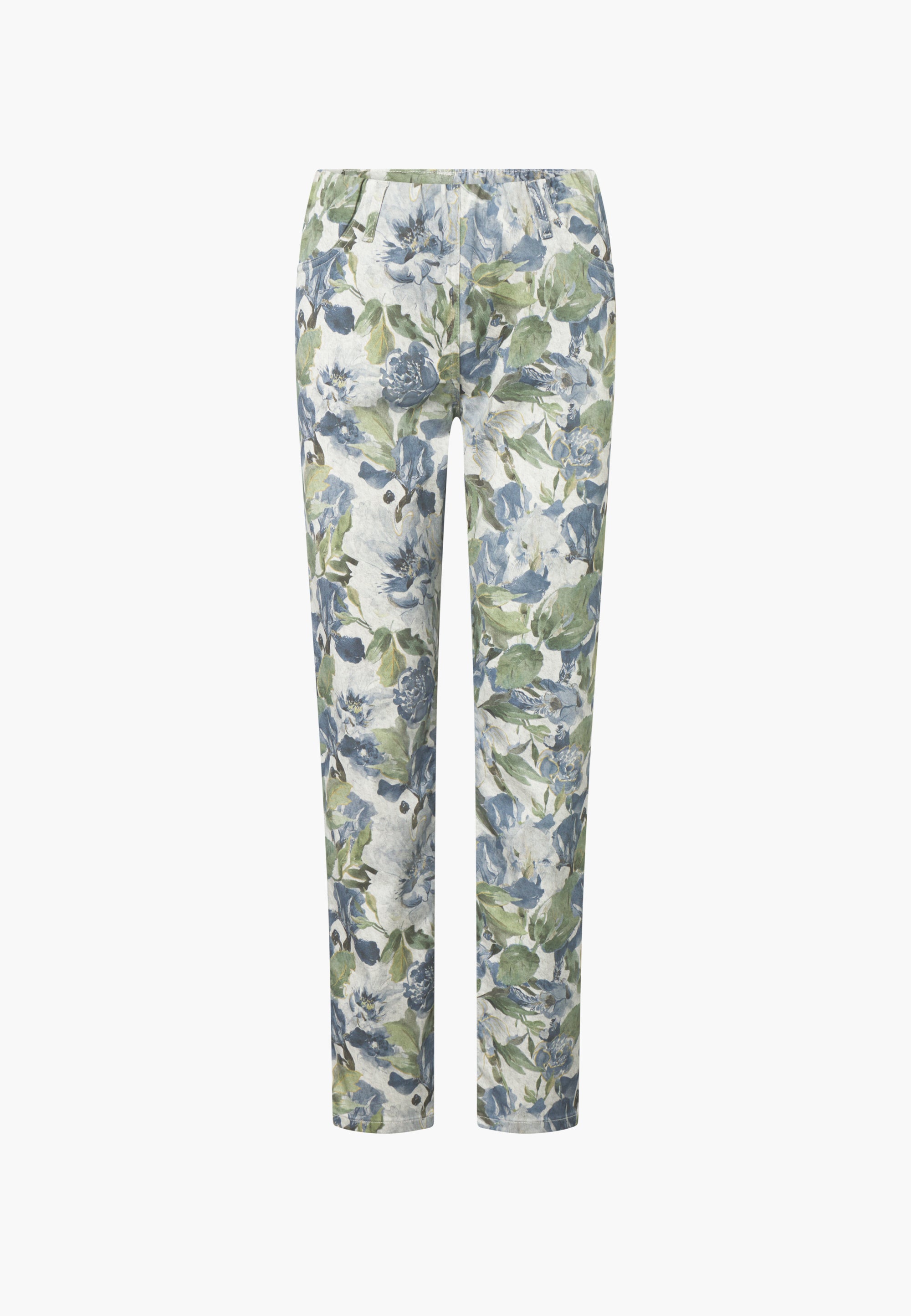 LAURIE Kelly Regular - Medium Length Trousers REGULAR 43036 Dove Flower