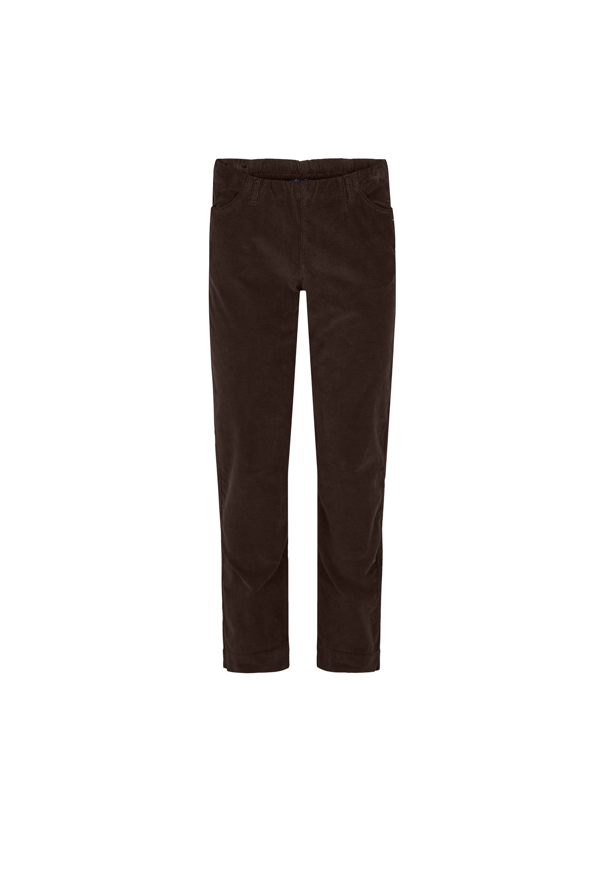 LAURIE  Kelly Regular Sammet - Short Length Trousers REGULAR 88000 Brown