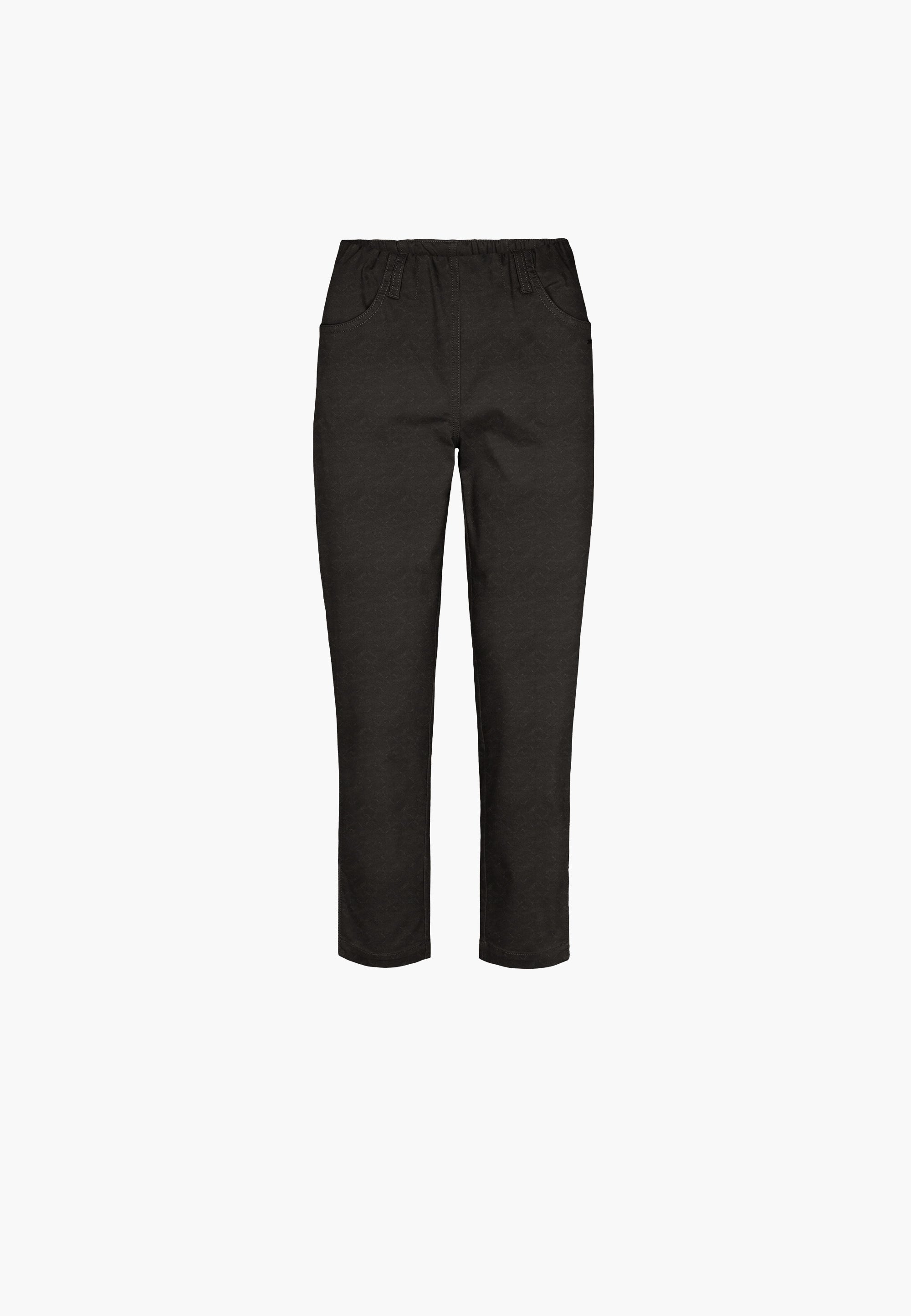LAURIE Patricia Pure Regular Crop Trousers REGULAR 99700 Black Jacquard