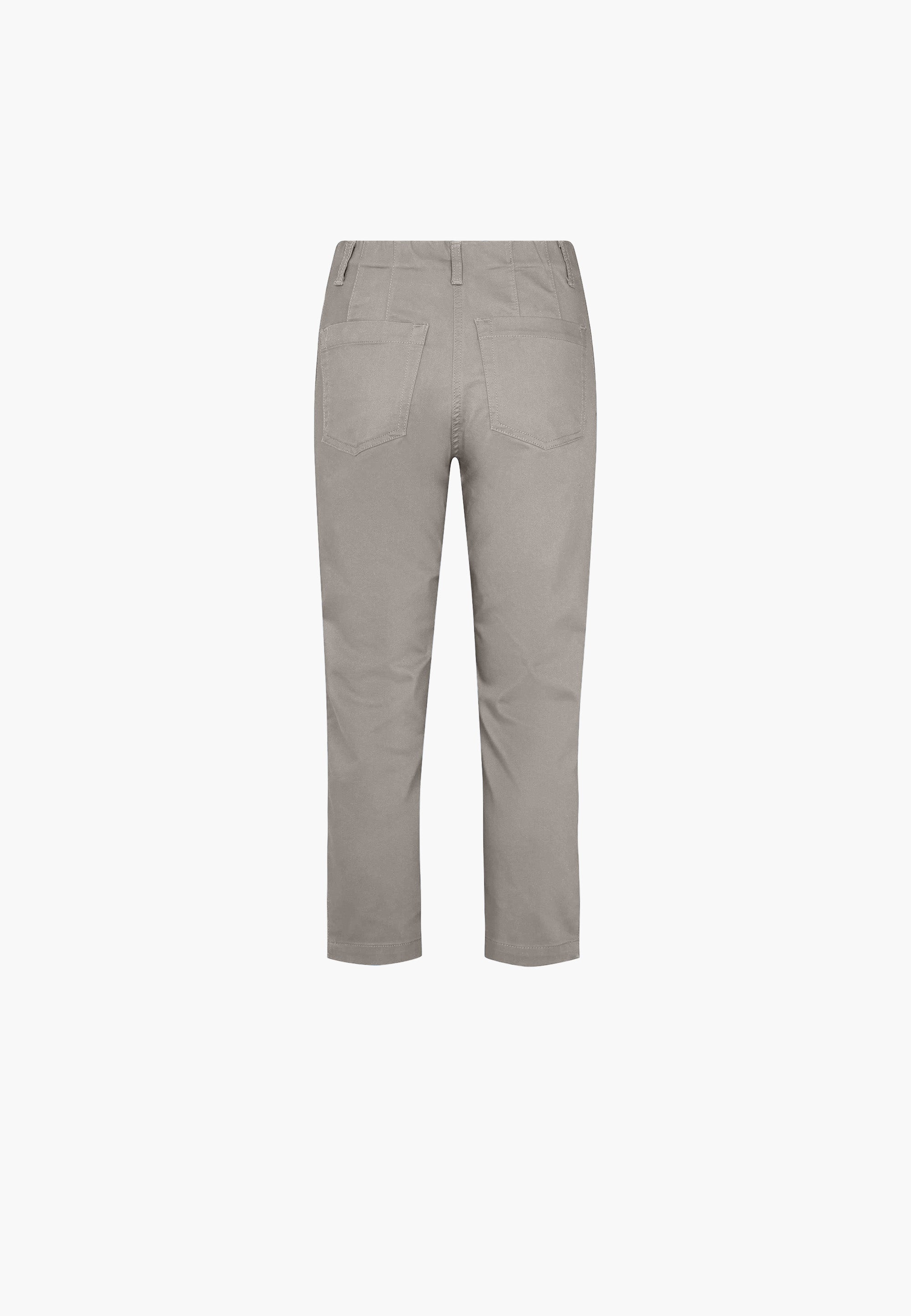 LAURIE Patricia Pure Regular Crop Trousers REGULAR 25000 Grey Sand