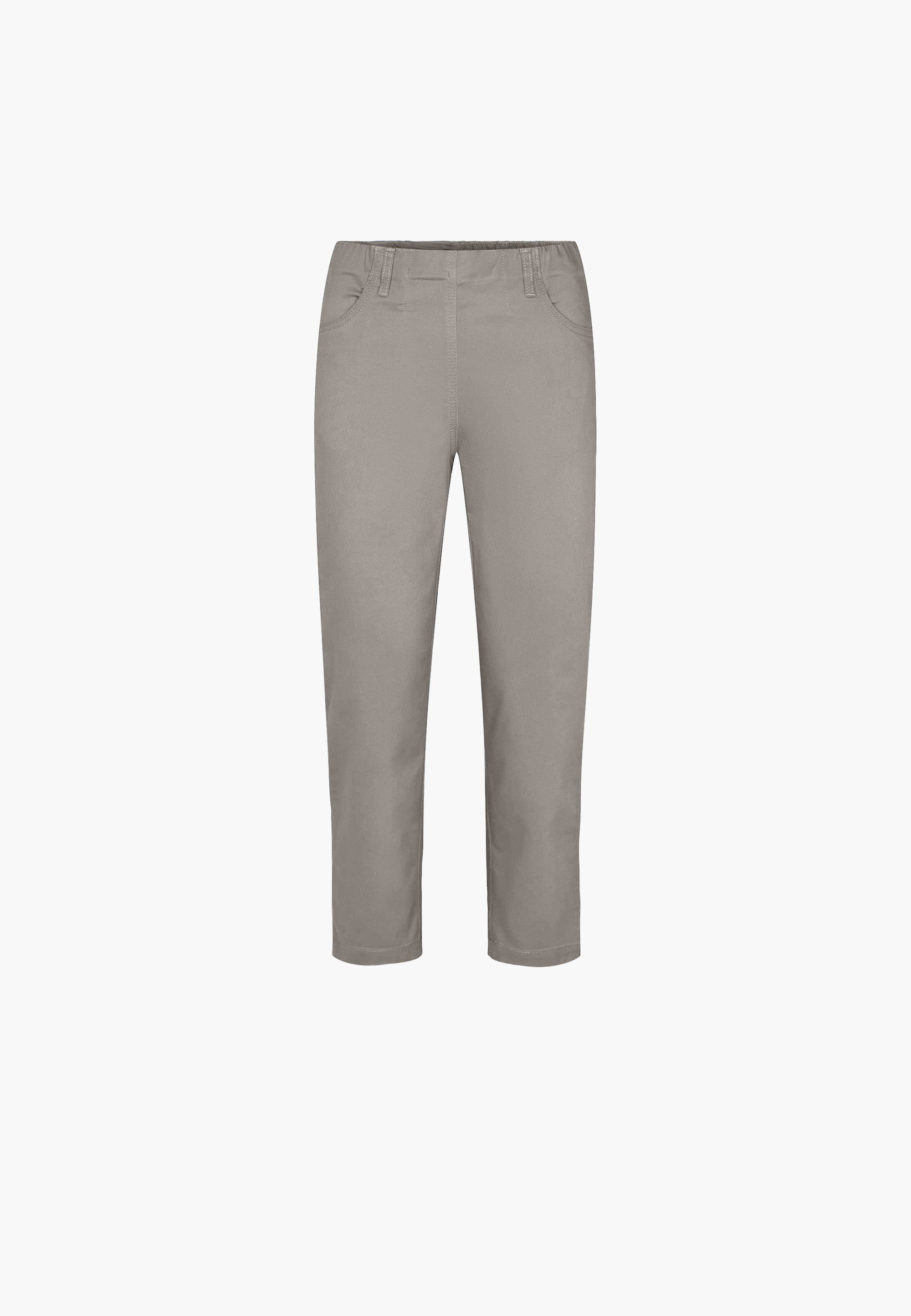 LAURIE Patricia Pure Regular Crop Trousers REGULAR 25000 Grey Sand