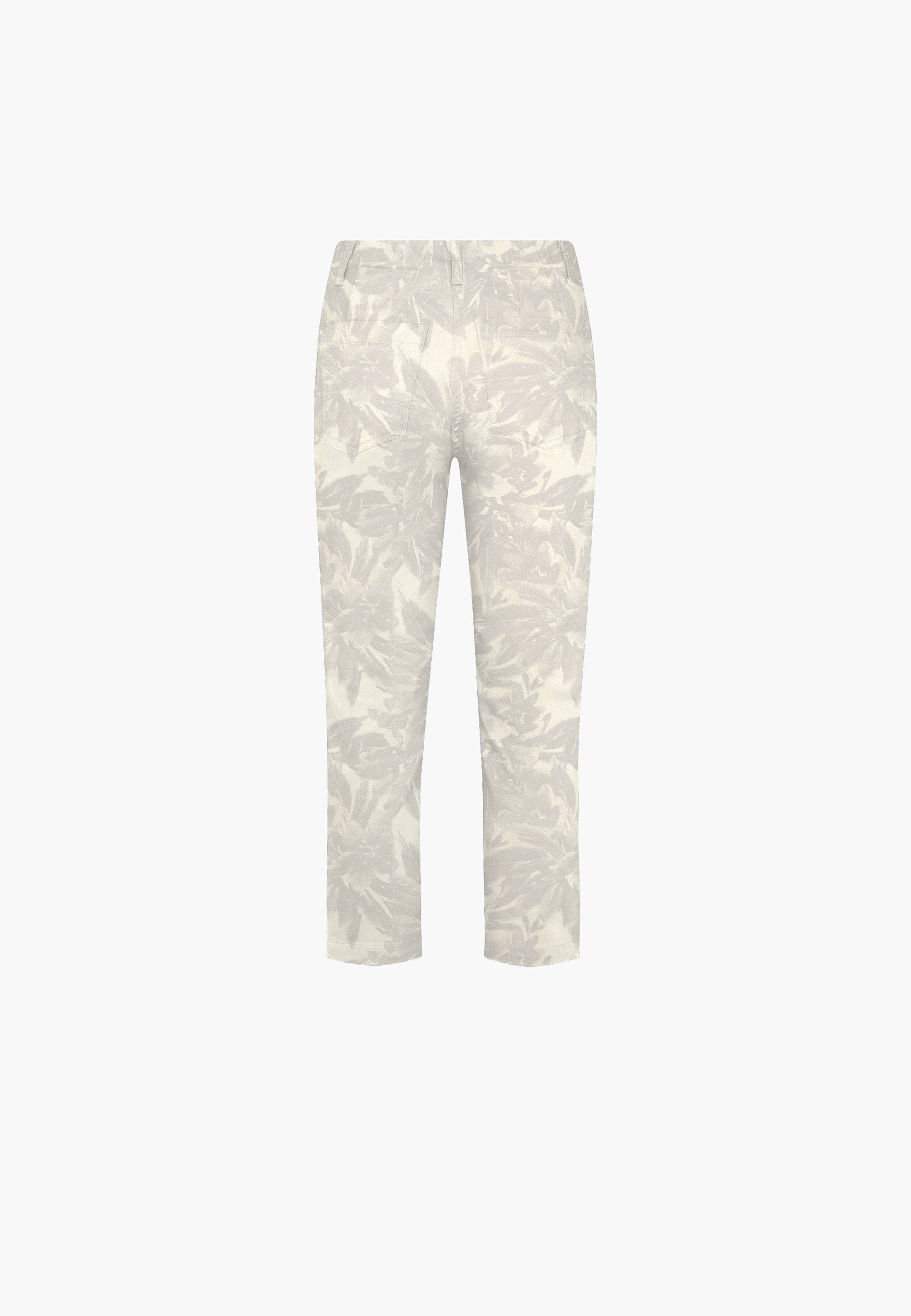 LAURIE Patricia Pure Regular Crop Trousers REGULAR 13034 Birch Flower Print