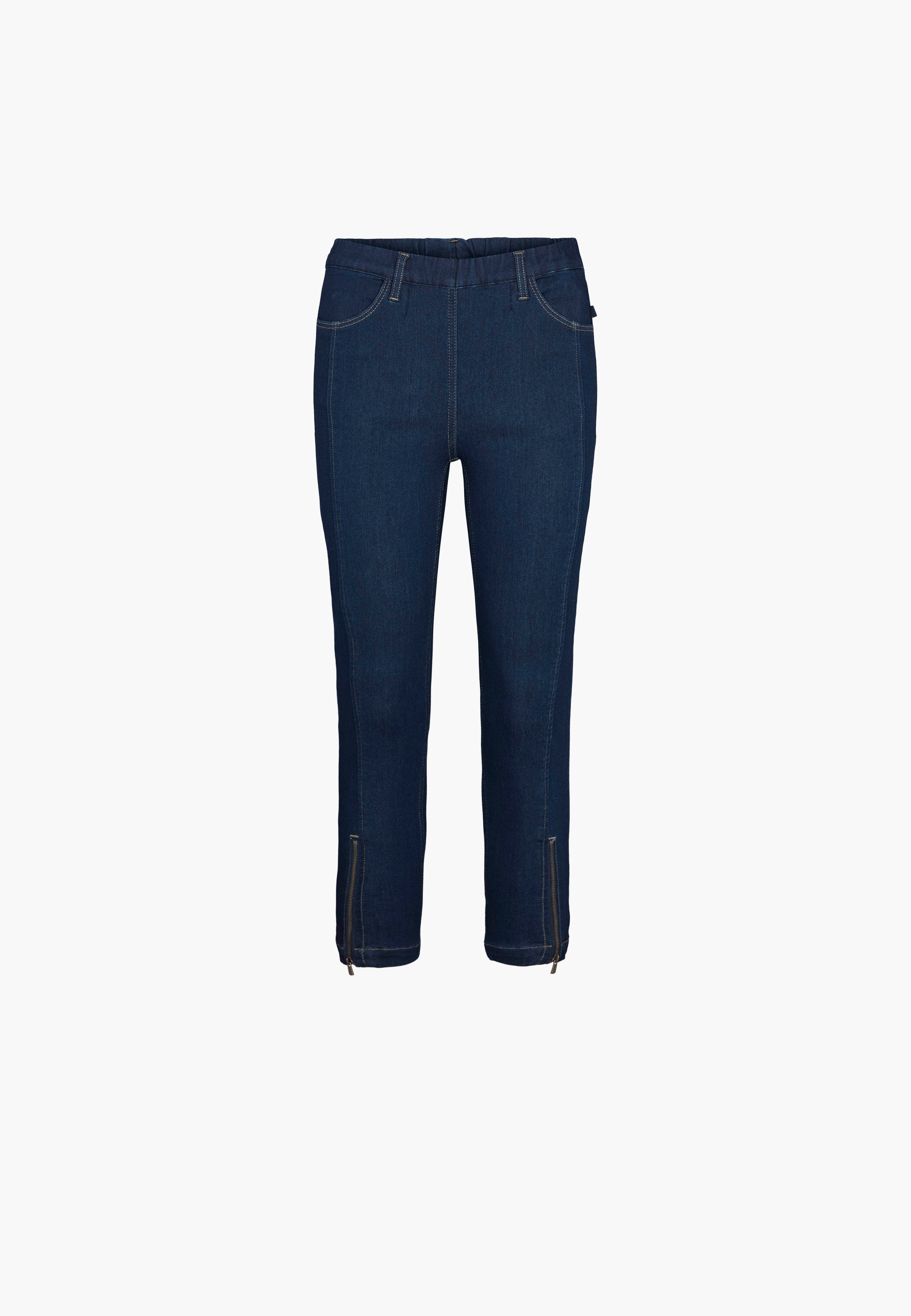 LAURIE Piper Regular Crop Trousers REGULAR 49501 Dark Blue Denim