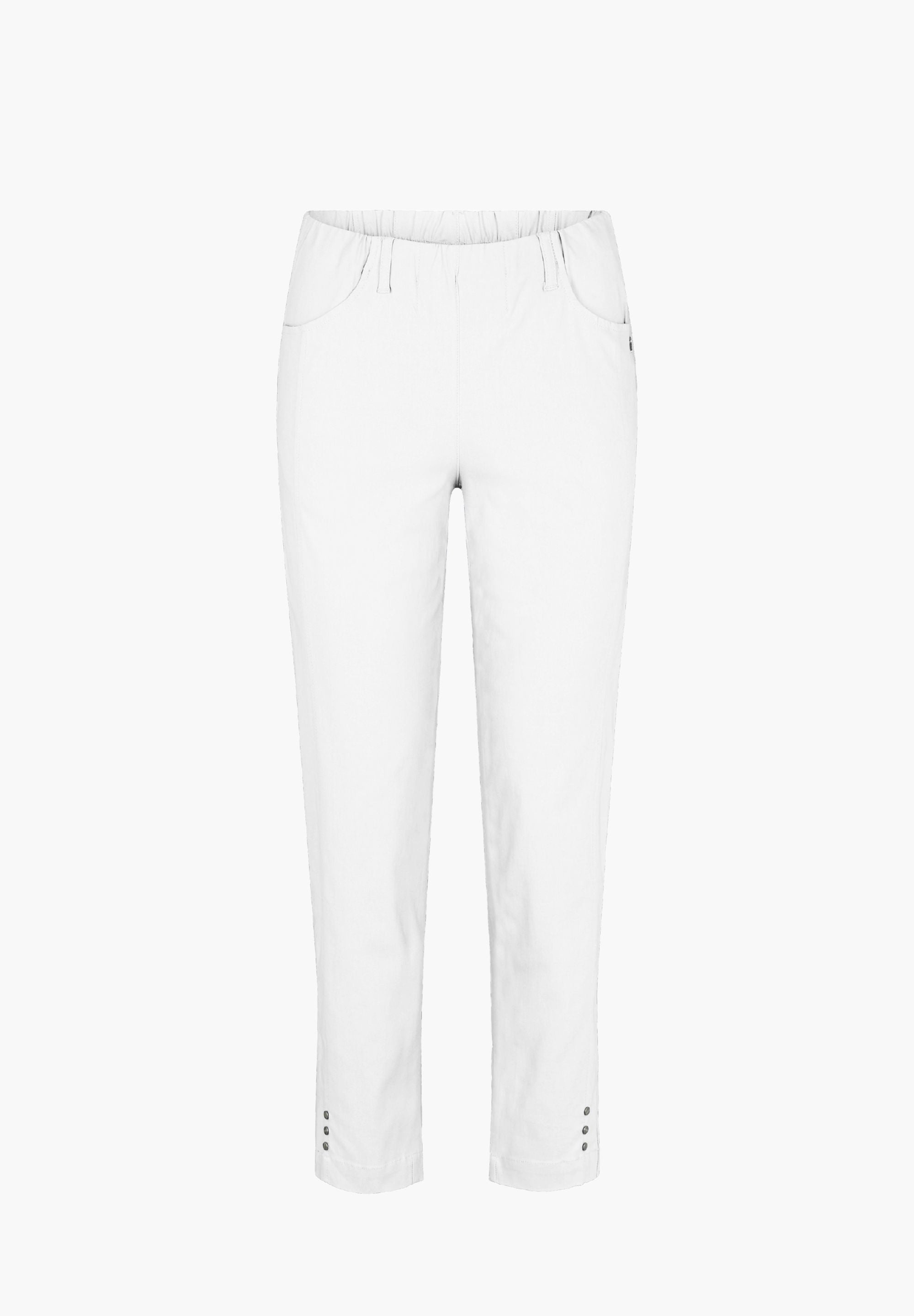 LAURIE  Rose Regular Crop Trousers REGULAR 10970 White